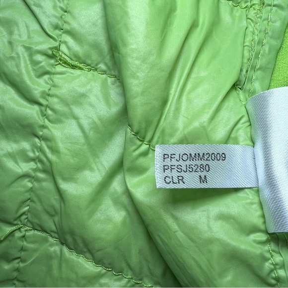 Calvin Klein Performance Lime Green Duck Down Lightweight Puffer Jacket Medium - Picture 9 of 12